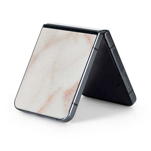 Rose Gold Marble Galaxy Z Flip5 5G Skin